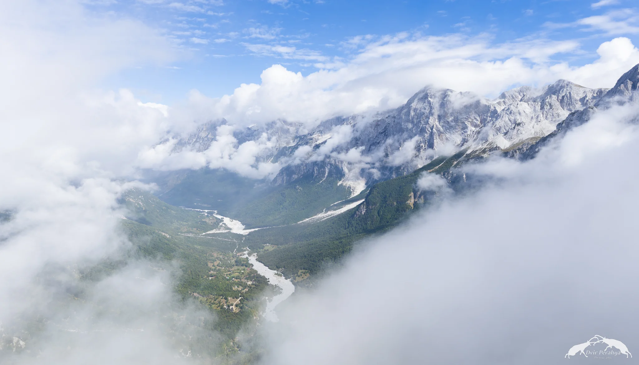 Mountain landscape, Lepushë, Albanian Alps